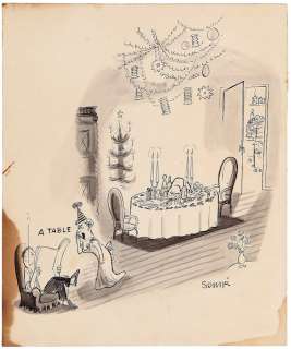 Sempé | Illustration à l’encre de Chine et au lavis sur… | Millon