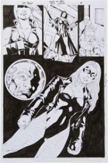 Ed Benes Birds of Prey #67 Page 18 Original Art (DC, 2004). Girls rule, and boys drool! This page from - | Heritage