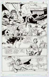 Gil Kane and Kevin Nowlan Superman: Blood of My Ancestors Story Page 2 (DC, 2003). Kane’s unique vision of - | Heritage