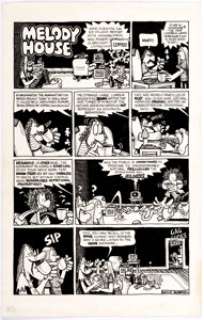 Willy Murphy San Francisco Comic Book #3 Complete 1-Page Story Original Art (Print Mint, 1971). Murphy’s satire - | Heritage