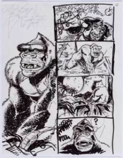 Loston Wallace Klyde and Meriem #1 Cover and Pages Preliminary Artwork Original Art Group of 9 (Basement -