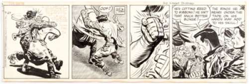 Milton Caniff Steve Canyon Daily Comic Strip Original Art dated 7-27-50 (Sun & Times Co., 1950). Of - | Heritage