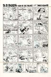 Gary Hallgren San Francisco Comic Book #4 Complete 1-Page Story Original Art (The Print Mint Inc., 1973). - | Heritage