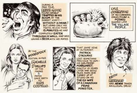MAD Magazine "Ripley’s Believe It or Not!" Parody Illustration Original Art (c. 1970s). Produced in a - | Heritage