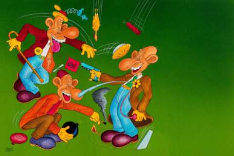 Jay Lynch (as Jayzey Lynch) Gallery Magazine Illustration Original Art (Montcalm Publishing, 1973). Lynch’s - | Heritage