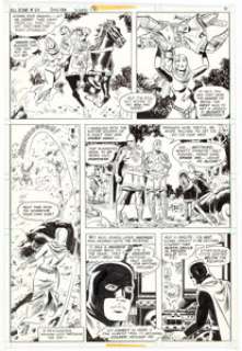 Wally Wood All-Star Comics #64 Story Page 7 Original Art (DC, 1977). From the tale "Yesterday Begins - | Heritage
