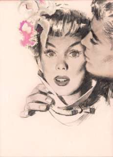 Jon Whitcomb (attributed) Cosmopolitan Magazine Story Illustration Original Art (December, 1948). This is a - | Heritage