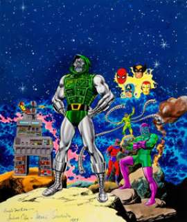 Fred Kida and Marie Severin Marvel Super Heroes Secret Wars Sticker Adventures: The Tower of Doom Cover - | Heritage