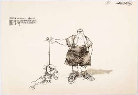 Jeff MacNelly - Richard Nixon Editorial Cartoon Original Art (Chicago Tribune, 1973). Who can forget Richard - | Heritage