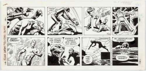 Dan Barry Flash Gordon Daily Comic Strip Original Art dated 10-23-88 (King Features Syndicate, 1988). After - | Heritage