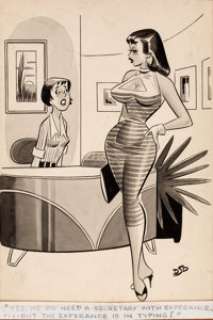 Dan DeCarlo Humorama Men’s Magazine Cartoon Illustration Original Art (Humorama, 1958).... | Heritage