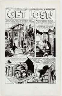 Ernie Schroeder Alarming Tales #3 Complete 5-Page Story Original Art (Harvey, 1958).... (Total: 5 Original Art) | Heritage