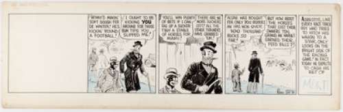 Ken Kling Joe and Asbestos Daily Comic Strip Original Art dated 10-31 (Bell Syndicate, c. 1940s)....