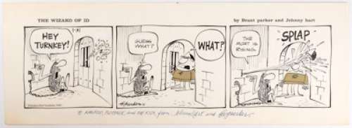 Brant Parker Wizard of Id Daily Comic Strip Original Art dated 1-31-68 (Field Enterprises, 1968).... | Heritage