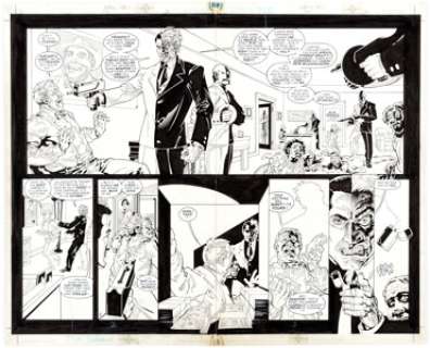 Craig Hamilton and Jim Royal The Spectre #5 Pages 2 and 3 Original Art (DC, 2001)....