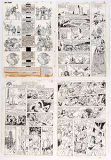 Scott Shaw, Rick Hoberg, and Carol Lay Captain Carrot & His Amazing Zoo Crew #15 Partial Story Original Art Group ... (Total: 8 Original Art) | Heritage