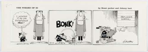 Brant Parker Wizard of Id Daily Comic Strip Original Art dated 8-17-71 (Field Enterprises, 1971).... | Heritage