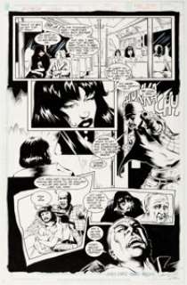 Karl Moline and Jason Temujin Minor Vampirella Strikes #3 Story Page 13 Original Art (Harris Comics, 1996)....