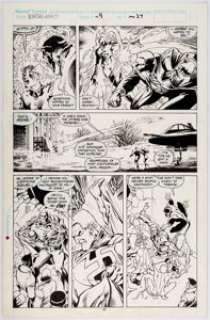 Alan Davis and Paul Neary Excalibur #9 Story Page 20 Original Art (Marvel, 1989).... | Heritage