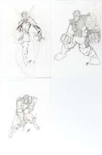 Craig Tucker - Doctor Strange, Hawkeye, and Super-Skrull Original Art Group of 3 (2003).... (Total: 3 Original Art)