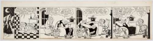Vernon Greene Polly and Her Pals Daily Comic Strip Art dated 12-28-36 (King Features Syndicate, 1936).... | Heritage
