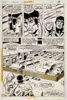 Ron Wilson and Dave Hunt Power Man #23 Story Page 8 Original Art (Marvel, 1975).... | Heritage