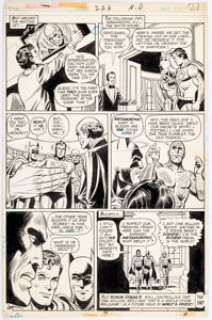 Dick Dillin and Tex Blaisdell Worlds’ Finest Comics #226 Story Page 20 Original Art (DC, 1974).... | Heritage