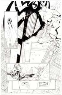  - Marc Silvestri, Joe Weems, and Others Civil War: The Initiative Story Page 11 Original Art (Marvel, 2007)....