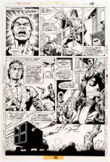 Paul Gulacy and Pablo Marcos Master of Kung Fu #45 Page 14 Original Art (Marvel, 1976).... | Heritage