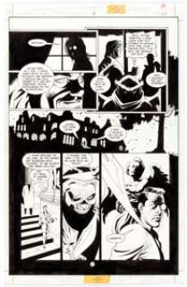 Joe Quesada and Kevin Nowlan Batman:Sword of Azrael #3 Story Page 17 Original Art (DC, 1992).... | Heritage