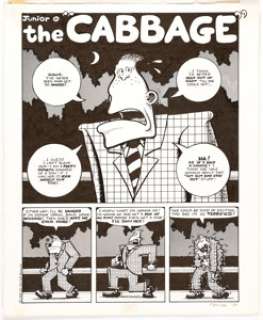 Peter Bagge Neat Stuff #2 Story Pages 1-3 from "The Cabbage" Original Art Group of 6 (Fantagraphics Books, 1986).... (Total: 3 Original Art) | Heritage