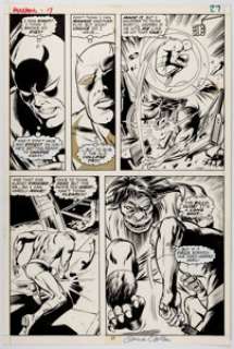 Gene Colan and Tom Palmer Daredevil #79 Story Page 18 Original Art (Marvel, 1971).... | Heritage
