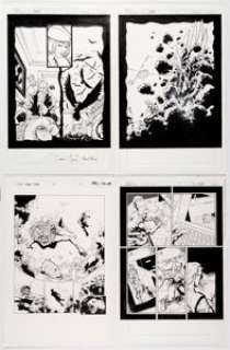  - Carlos D‘anda, Mark Irwin, Ryan Odagawa, and Lee Bermejo Resident Evil #1 Story Pages Original Art Group of 4 (Ima... (Total: 4 Original Art)