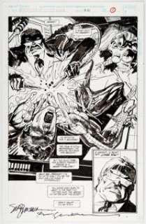 Sal Buscema and Bill Sienkiewicz The Spectacular Spider-Man #221 Story Page 4 Original Art (Marvel, 1995).... | Heritage