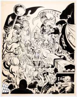 Norm Breyfogle Prime/Ultraverse Large-Scale Retail Poster Original Art (Malibu Comics, 1994). ... | Heritage