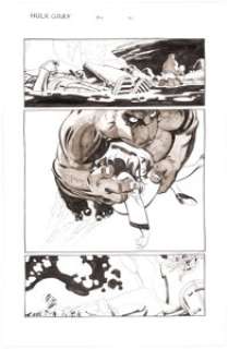 Tim Sale Hulk Gray #4 page 21 Original Art (Marvel, 2004). ... | Heritage