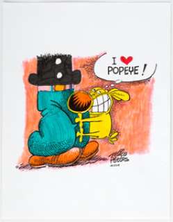  - Mike Peters Popeye‘s 90th Anniversary Original Commemorative Cartoon (National Cartoonists Society, 2019)....