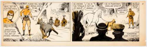 Wilson McCoy The Phantom Daily Comic Strip Original Art dated 5-16-61(King Features Syndicate, 1961). ... | Heritage