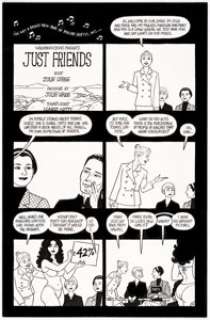 Jaime Hernandez Love and Rockets V2#1 Story Page 10 Original Art (Fantagraphics, 2001).... | Heritage