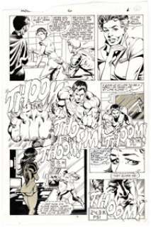  - Brent Anderson and Scott Williams Strikeforce: Morituri #6 Story Page 5 Original Art (Marvel, 1987)....