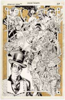 Craig Hamilton and Ray Snyder Starman Annual #1 Splash Page 7 Original Art (DC, 1996)....