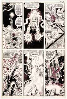 George Perez and Frank McLaughlin Justice League of America #184 Story Page 4 Original Art (DC, 1980).... | Heritage