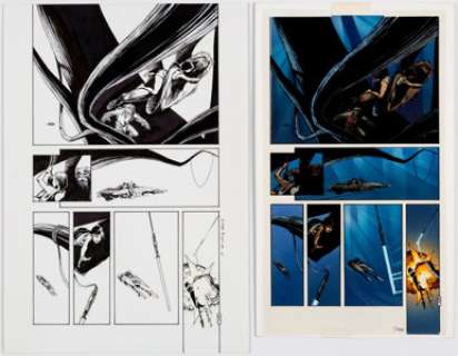 Olivier Vatine, Fred Blanchard, and Isabelle Rabarot Star Wars: Heir to the Empire #5 Story Page 15 Original Art ... (Total: 2 Original Art)