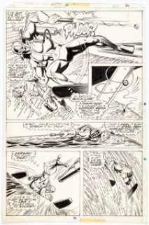 Bob Lubbers and Ricardo Villamonte Human Fly #16 Story Page 16 Original Art (Marvel, 1978)....