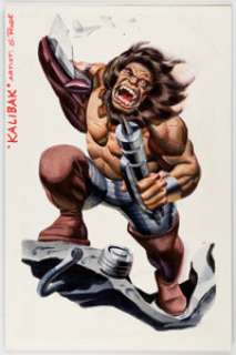 Steve Rude HeroClix: Collateral Damage Booster Box Cover Painting Kalibak Original Art (WizKids/DC, 2006). Steve - | Heritage