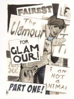 Adam Hughes Fairest #27 Cover Original Art and Signed Color Print (DC/Vertigo, 2014). Rose Red is cover featured - | Heritage