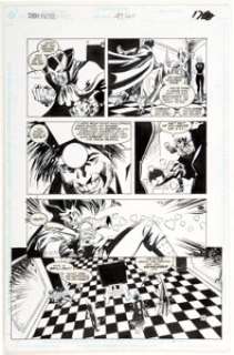 Richard Case and Mark Badger Doom Patrol #49 Story Page 15 Original Art (DC, 1991). Doctor Silence is vexed by the -