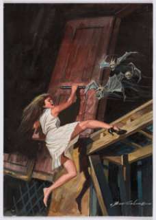 Antonio Bernal Selección Terror #495 Cover Original Art (Bolslibros Bruguera, 1982). A suspenseful cover by -