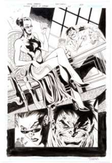 Tom Derenick and Dan Green - Justice League of America #35 Splash Page 22 Original Art (DC, 2009).