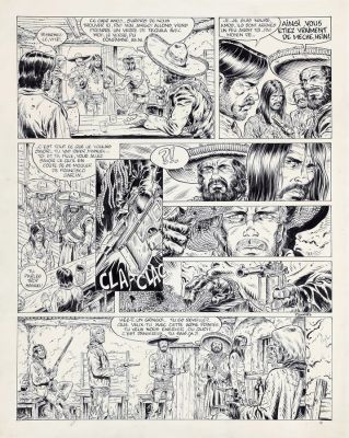 Swolfs | Durango, planche n°4 à l’encre de Chine de… | AZ auction